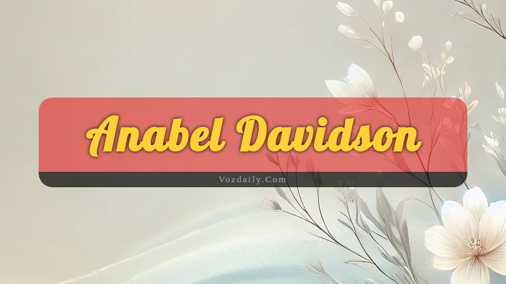 Obituary Reference Image of Anabel Davidson