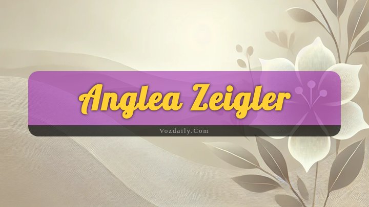 Obituary Reference Image of Anglea Zeigler