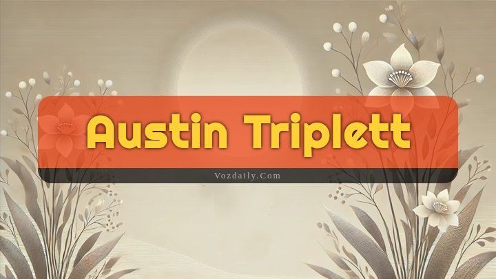 Obituary Reference Image of Austin Triplett