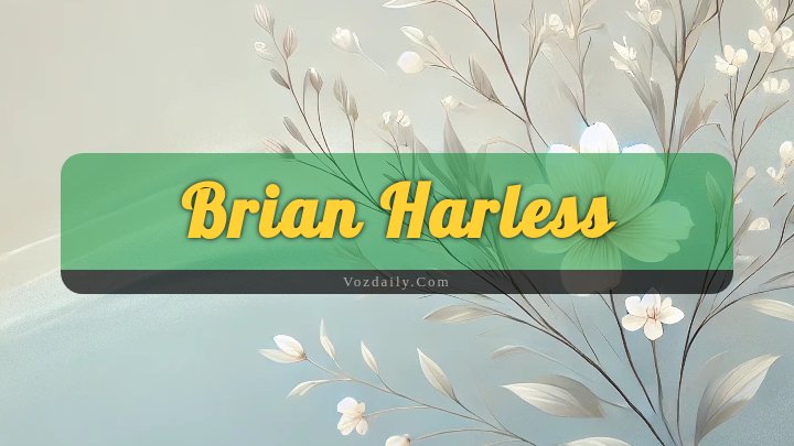 Obituary Reference Image of Brian Harless