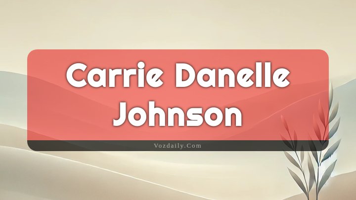 Obituary Reference Image of Carrie Danelle Johnson