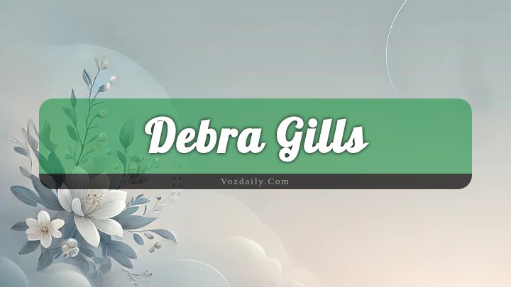 Obituary Reference Image of Debra Gills