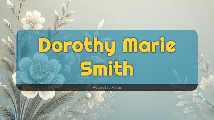 Obituary Reference Image of Dorothy Marie Smith