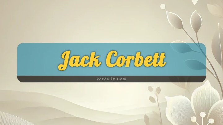 Obituary Reference Image of Jack Corbett