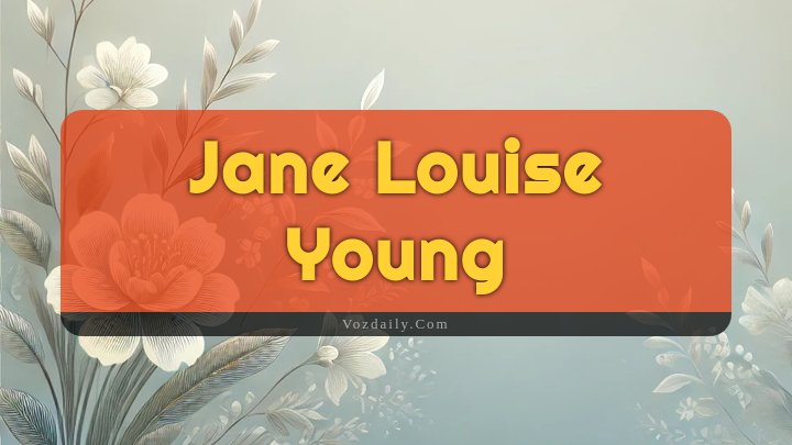 Obituary Reference Image of Jane Louise Young