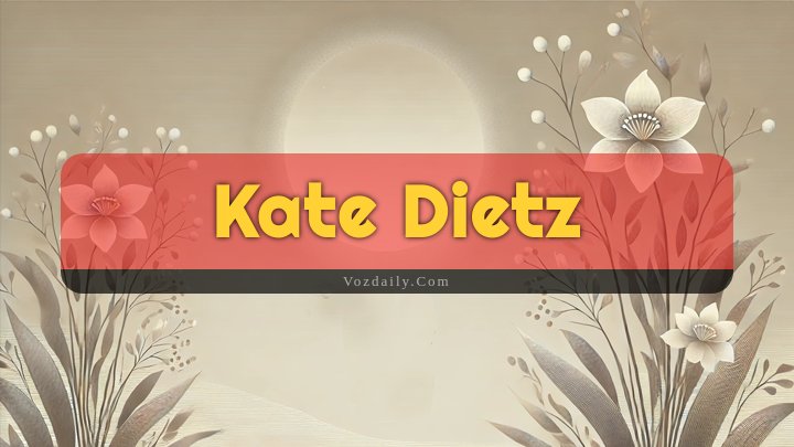 Obituary Reference Image of Kate Dietz