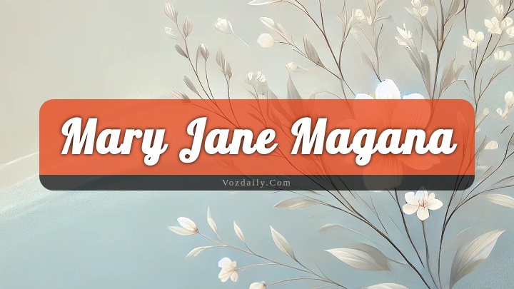 Obituary Reference Image of Mary Jane Magana