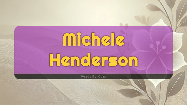 Obituary Reference Image of Michele Henderson