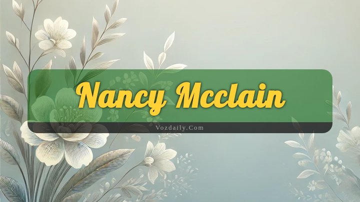 Obituary Reference Image of Nancy Mcclain