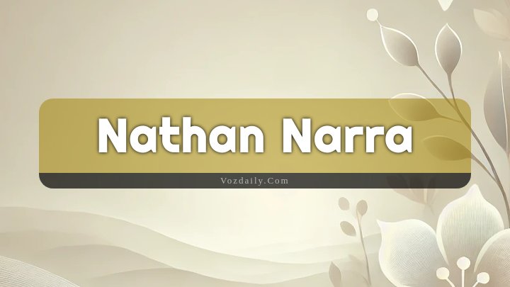 Obituary Reference Image of Nathan Narra