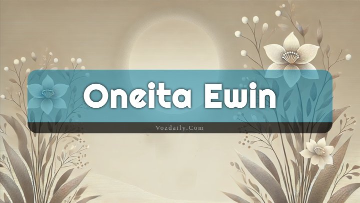 Obituary Reference Image of Oneita Ewin