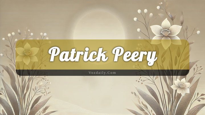 Obituary Reference Image of Patrick Peery