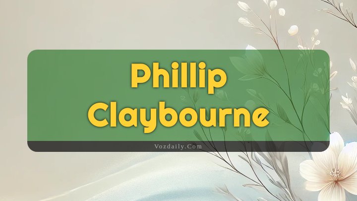 Obituary Reference Image of Phillip Claybourne