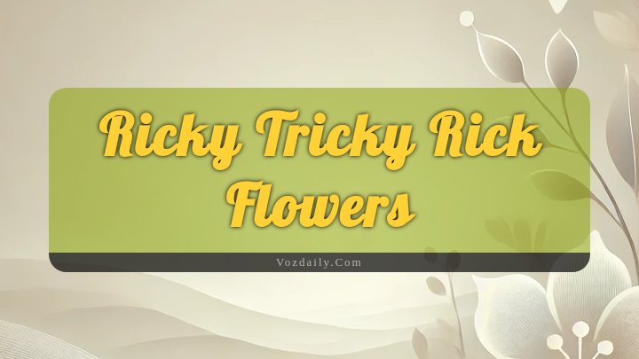 Obituary Reference Image of Ricky Tricky Rick Flowers