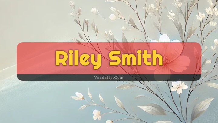 Obituary Reference Image of Riley Smith