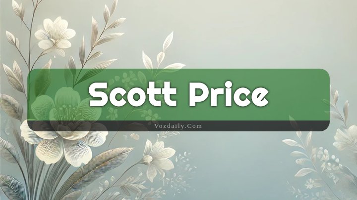 Obituary Reference Image of Scott Price