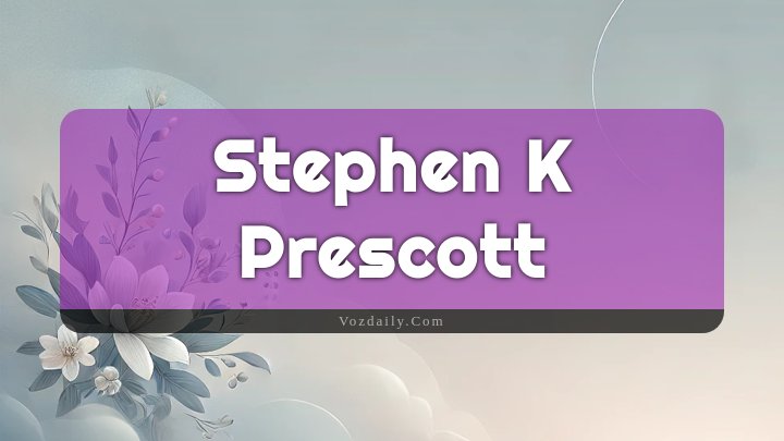 Obituary Reference Image of Stephen K Prescott