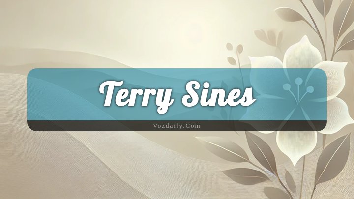 Obituary Reference Image of Terry Sines