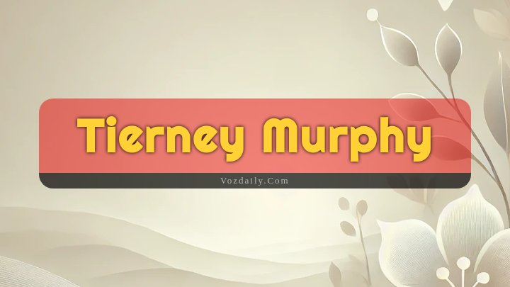 Obituary Reference Image of Tierney Murphy