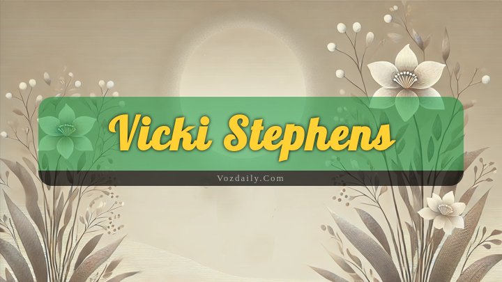 Obituary Reference Image of Vicki Stephens