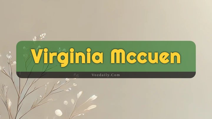 Obituary Reference Image of Virginia Mccuen