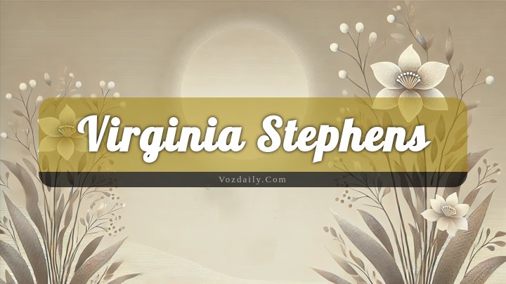 Obituary Reference Image of Virginia Stephens