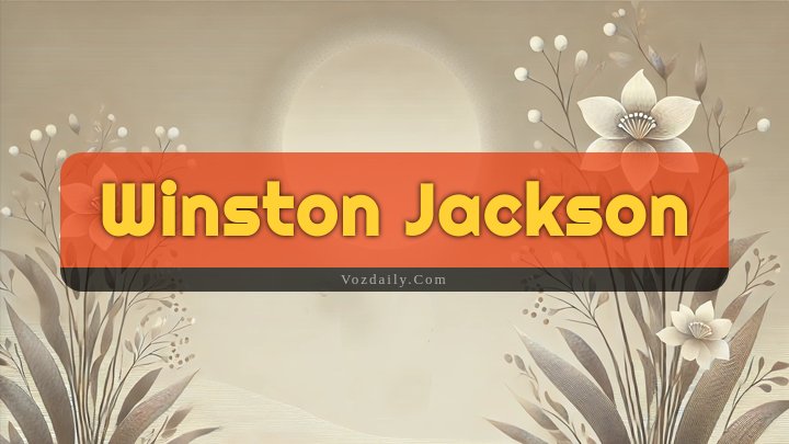 Obituary Reference Image of Winston Jackson